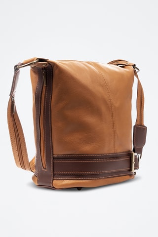 Sac bandoulière en cuir Alvito - Camel