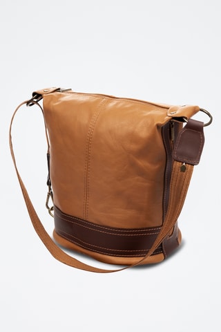 Sac bandoulière en cuir Alvito - Camel