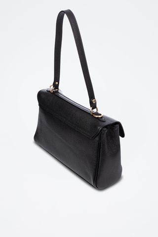 Sac bandoulière en cuir Azeglio - Noir