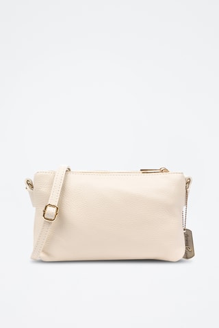 Sac bandoulière en cuir - Beige