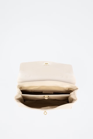 Sac bandoulière en cuir Azeglio - Beige