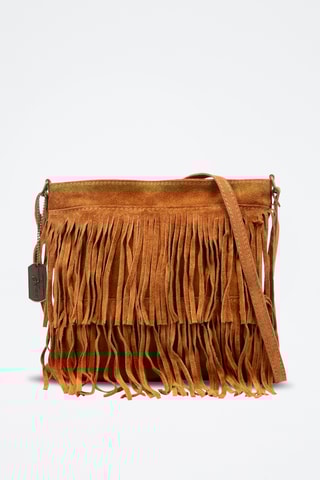 Sac bandoulière en nubuck Avise - Camel