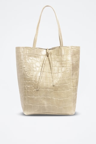 Cabas en cuir Sefora - Beige