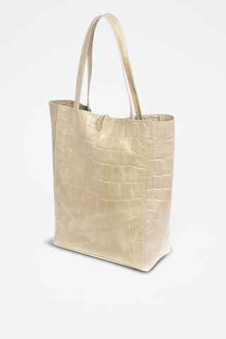 Cabas en cuir Sefora - Beige