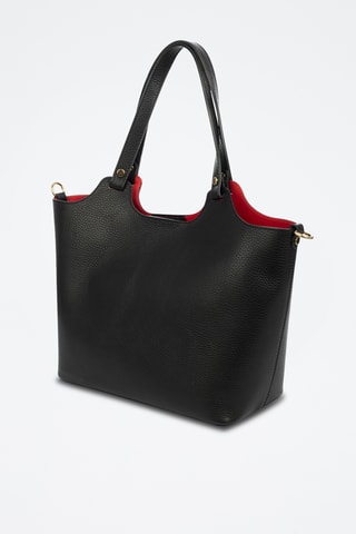 Cabas en cuir Avolasca - Noir