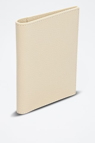 Portefeuille en cuir Azzano - Beige