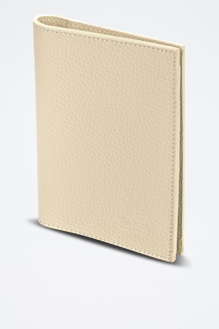 Portefeuille en cuir Azzano - Beige