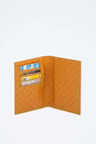 Portefeuille en cuir Azzano - Camel