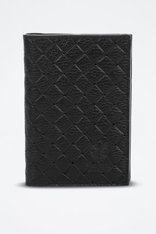 Portefeuille en cuir Azzano - Noir