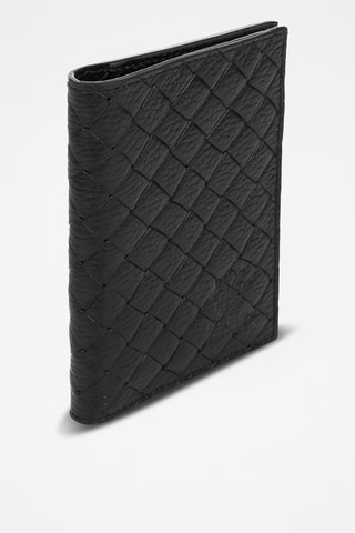 Portefeuille en cuir Azzano - Noir