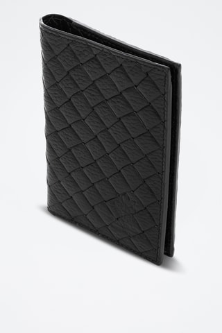 Portefeuille en cuir Azzano - Noir