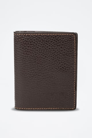 Porte-cartes en cuir Azzone - Marron