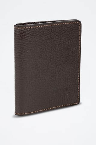 Porte-cartes en cuir Azzone - Marron
