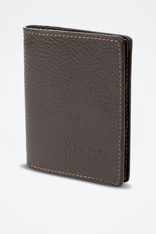 Porte-cartes en cuir Azzone - Marron