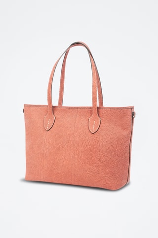 Cabas en nubuck Baceno - Rose