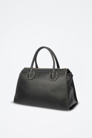 Cabas en cuir Bagaladi - Noir