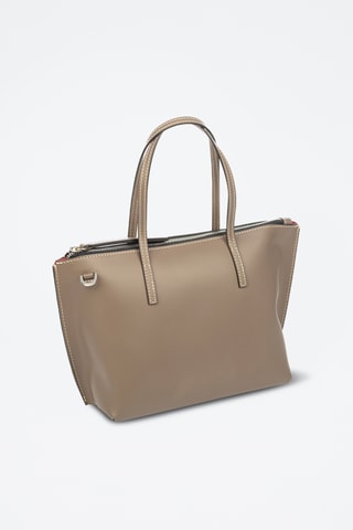 Cabas en cuir Ballao - Taupe