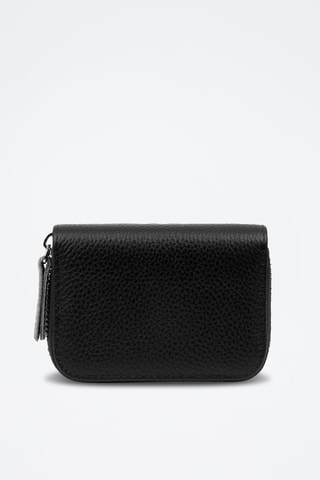 Porte-carte en cuir Balocco - Noir