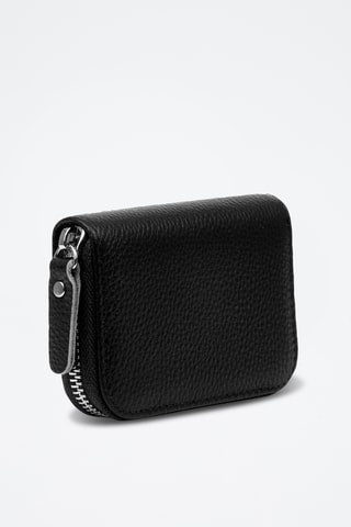 Porte-carte en cuir Balocco - Noir
