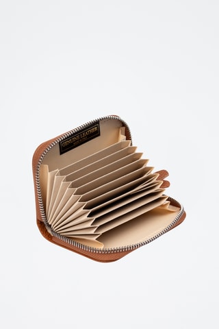 Porte-carte en cuir Balocco - Marron