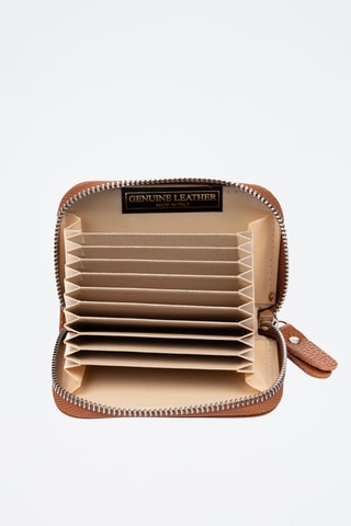 Porte-carte en cuir Balocco - Marron