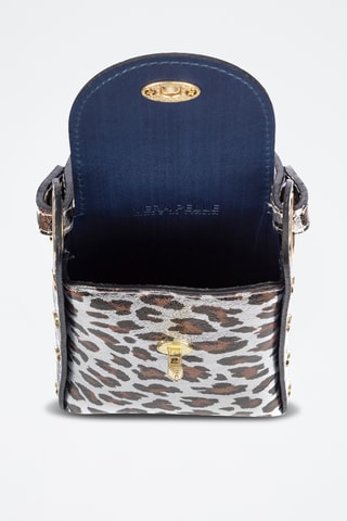 Nubuck Handtas Alviano - Zilverkleurig