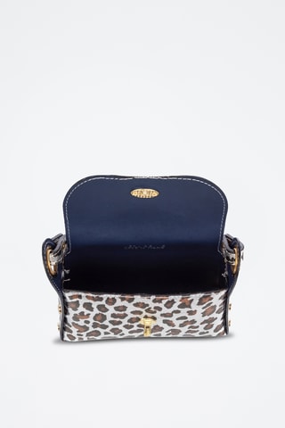 Nubuck Handtas Aquileia - Zilverkleurig