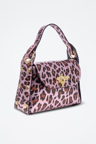 Nubuck Handtas Aquileia - Roségoudkleurig