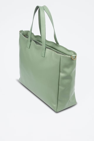 Cabas en cuir Balsorano - Vert clair