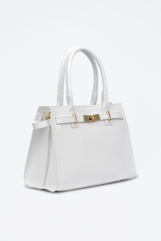 Sac à main en cuir Banari - Blanc