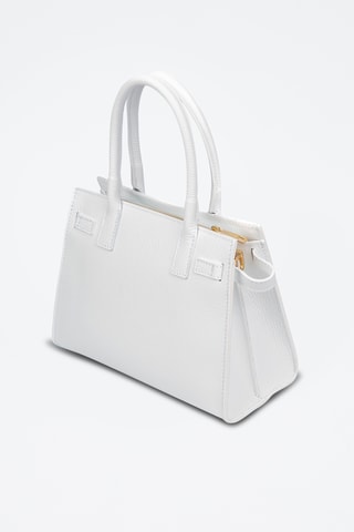 Sac à main en cuir Banari - Blanc