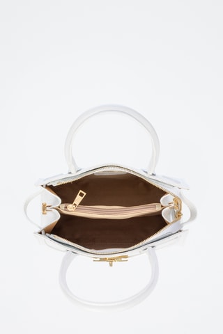 Sac à main en cuir Banari - Blanc