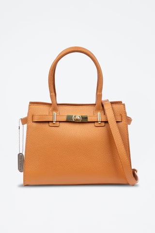 Sac à main en cuir Banari - Camel