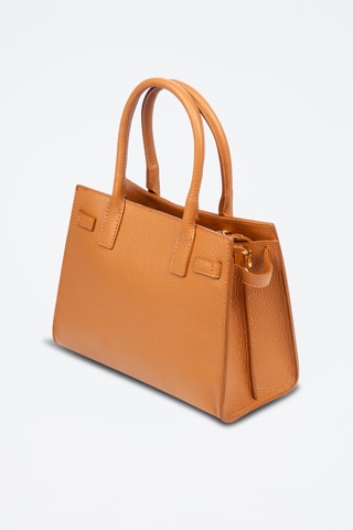 Sac à main en cuir Banari - Camel