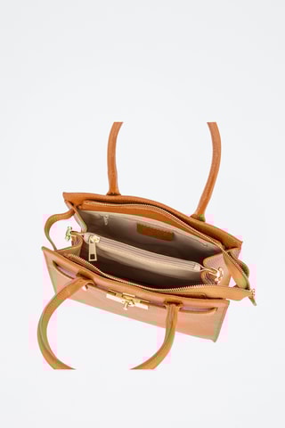 Sac à main en cuir Banari - Camel