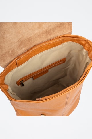 Sac à dos en cuir Asia - Camel