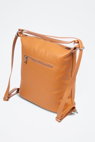 Sac à dos en cuir Bagnoli - Camel