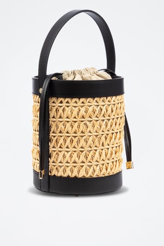 Sac seau en cuir Baone - Noir
