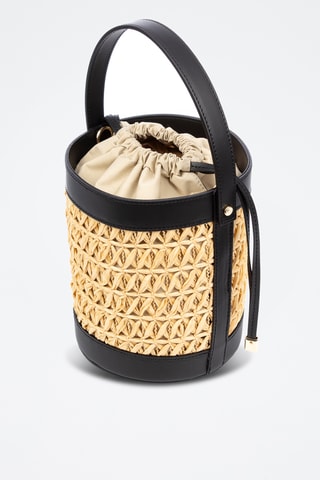 Sac seau en cuir Baone - Noir
