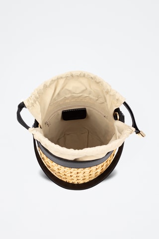 Sac seau en cuir Baone - Noir