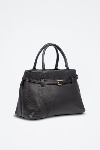 Sac à main en cuir Barbiano - Noir