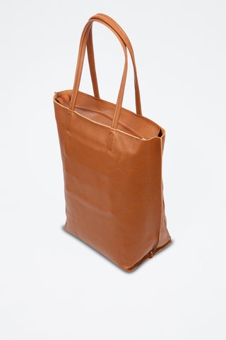 Sac porté épaule en cuir Baranello - Camel