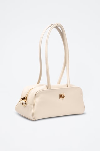 Sac porté épaule en cuir Baranzate- Beige