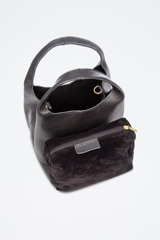 Sac à main et pochette en cuir Barasso - Noir