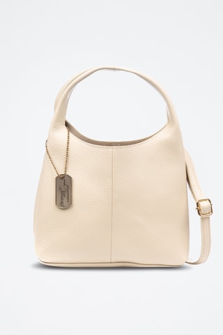Sac à main et pochette en cuir Barasso - Beige