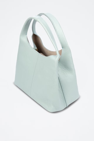 Sac à main et pochette en cuir Barasso - Ciel