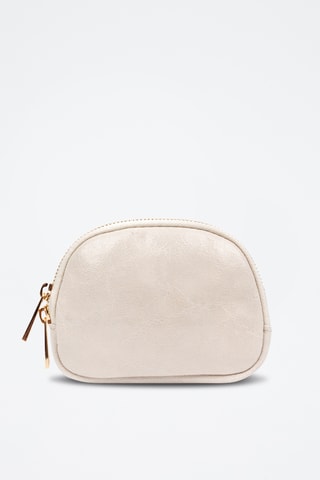 Porte-monnaie en cuir Baratili - Blanc