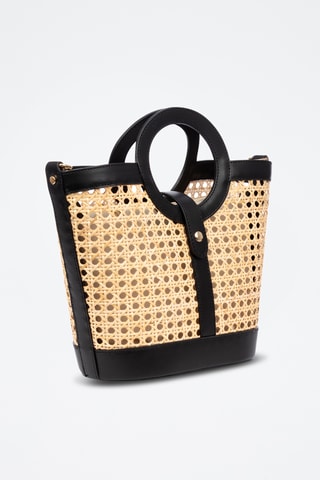Sac à main Barbarano - Beige et noir