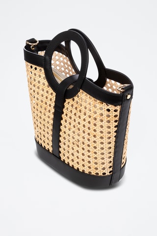 Sac à main Barbarano - Beige et noir
