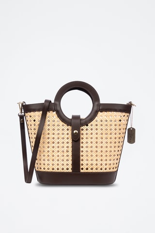 Sac à main Barbarano - Marron et beige